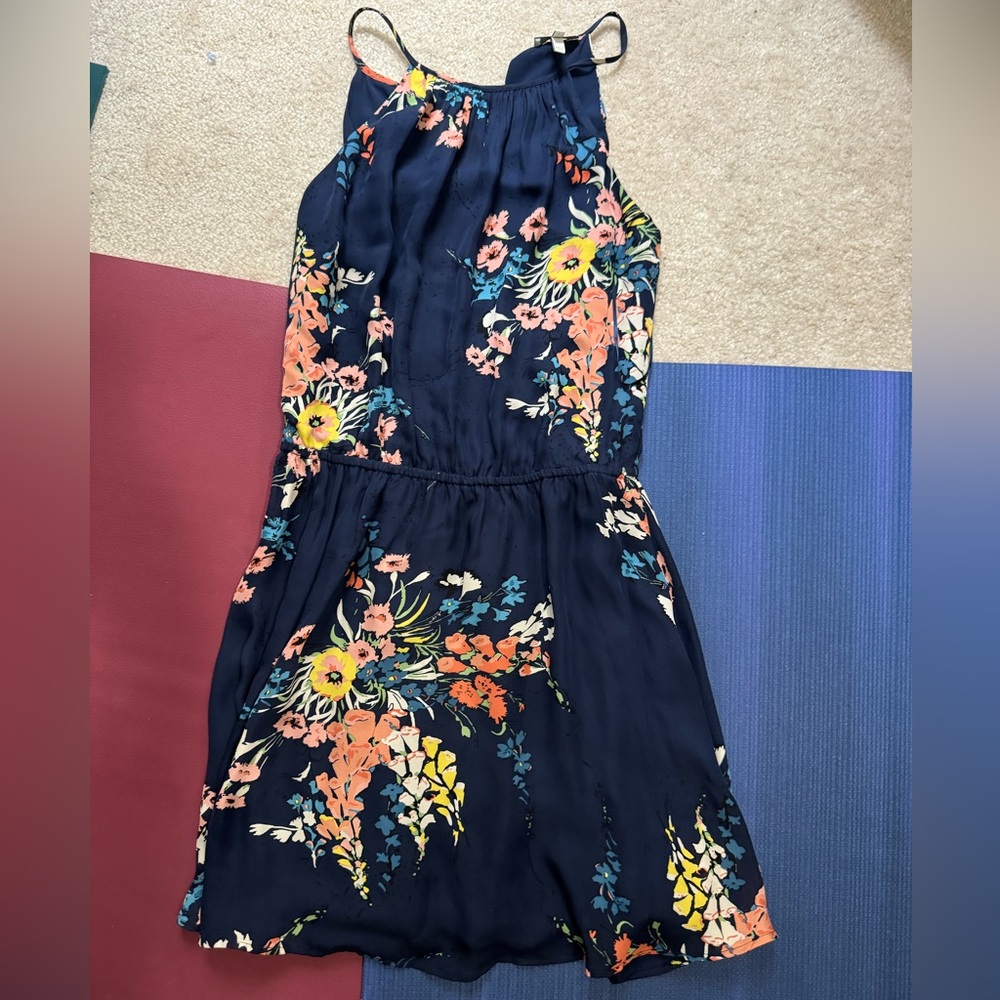 Joie 100% Silk Floral Dress Size S Small